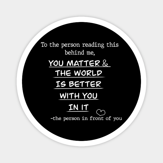 Suicide Awareness Magnet by CreatingChaos